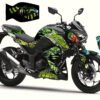 Decal Stiker Z 250 GREEN BLACK HULK